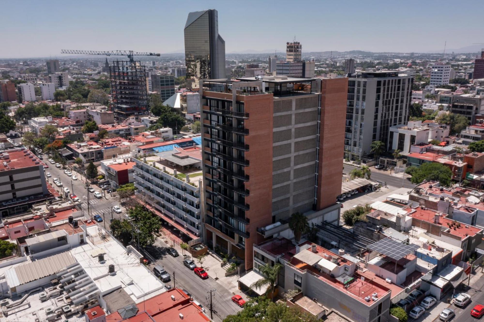 Retroclub Flat Witgdl Aparthotel Guadalajara Exteriör bild